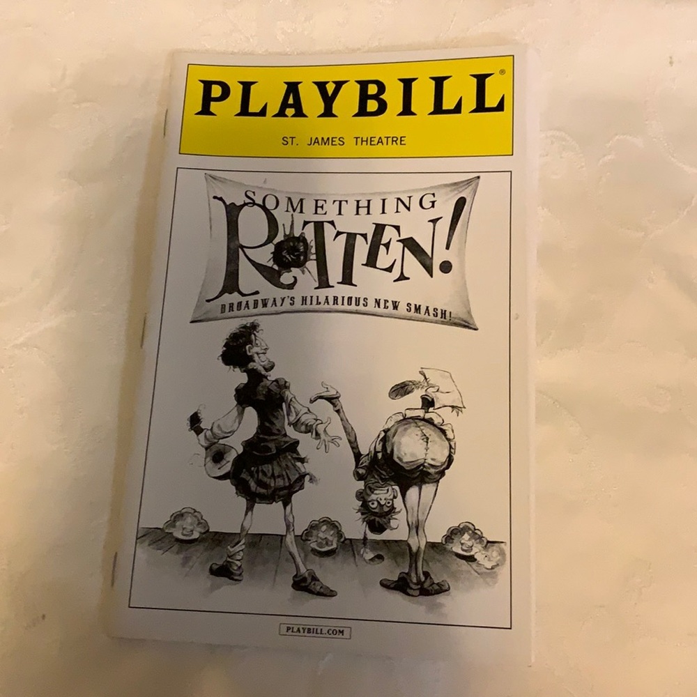 Something Rotten Playbill